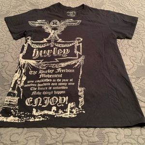 Hurley mens black T-shirt medium